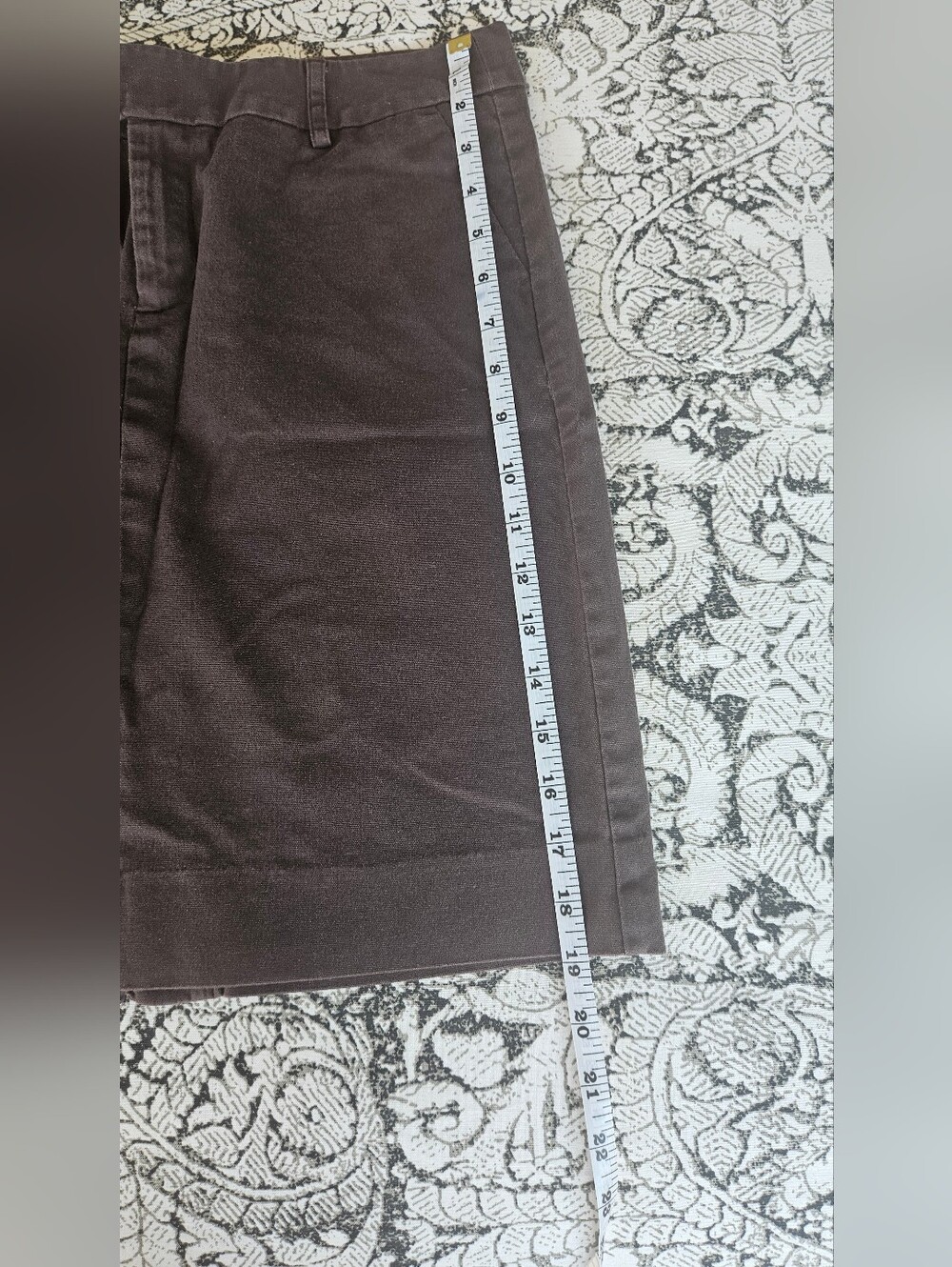 Mossimo Stretch Brown Cotton Mini Skirt - Picture 6 of 6